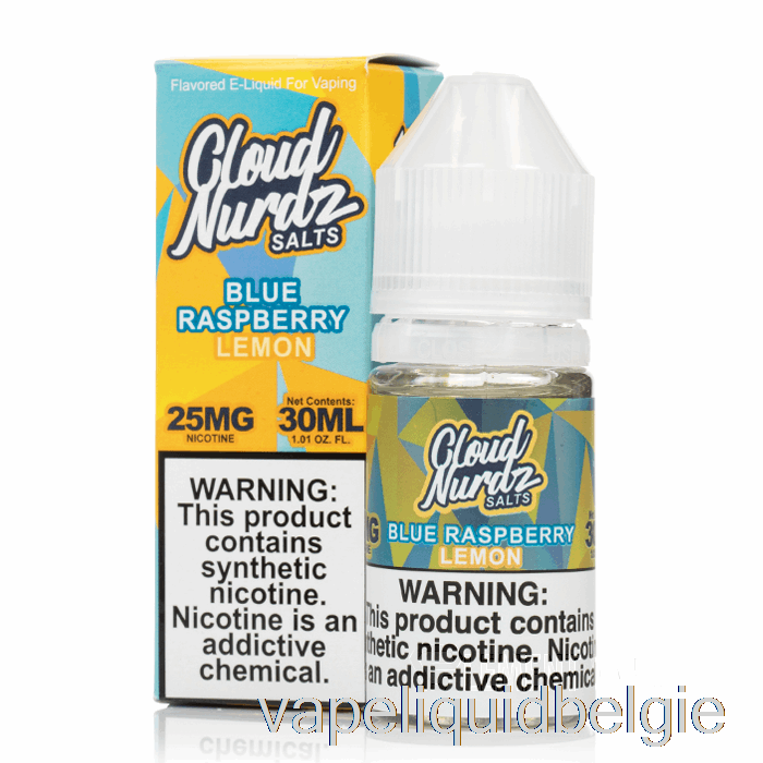 Vape Vloeistof Blauwe Framboos Citroen - Wolk Nurdz Zouten - 30ml 50mg